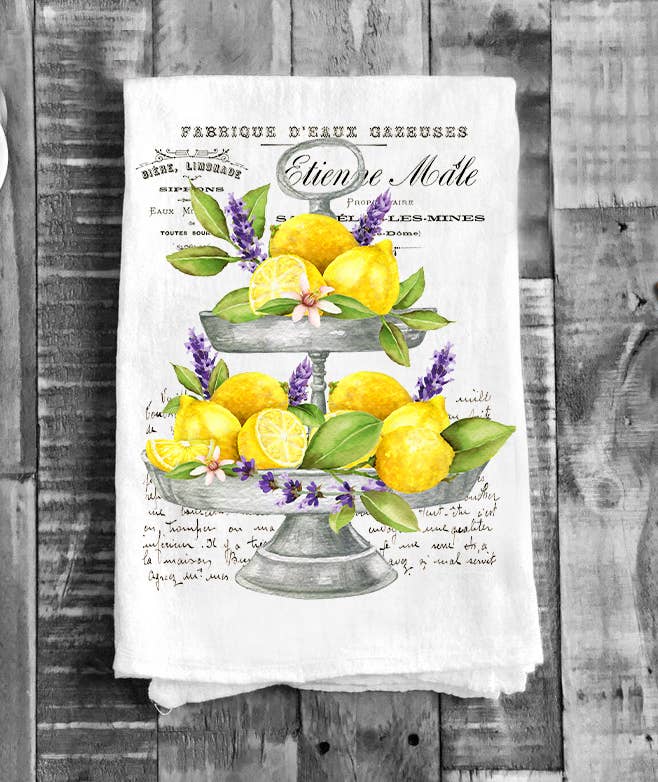 Lemons & Lavender Tea Towel