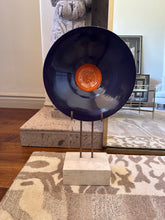 Load image into Gallery viewer, Vintage Art Disc On Stone Stand
