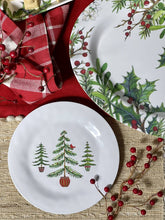 Load image into Gallery viewer, Christmas Trees Appetizer &amp; Dessert Plate

