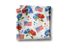 Load image into Gallery viewer, Patriotic Hydrangeas Kitchen Dish Towel
