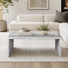 Load image into Gallery viewer, Gray Marble Coffee Table
