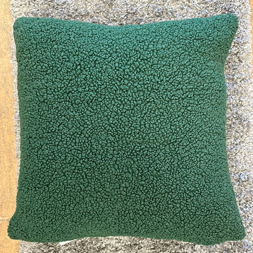 Green Holiday Pillow