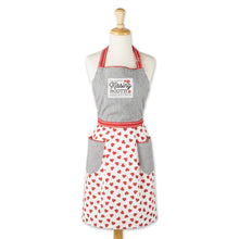 Load image into Gallery viewer, Kissing Booth with Hearts Embellished Apron
