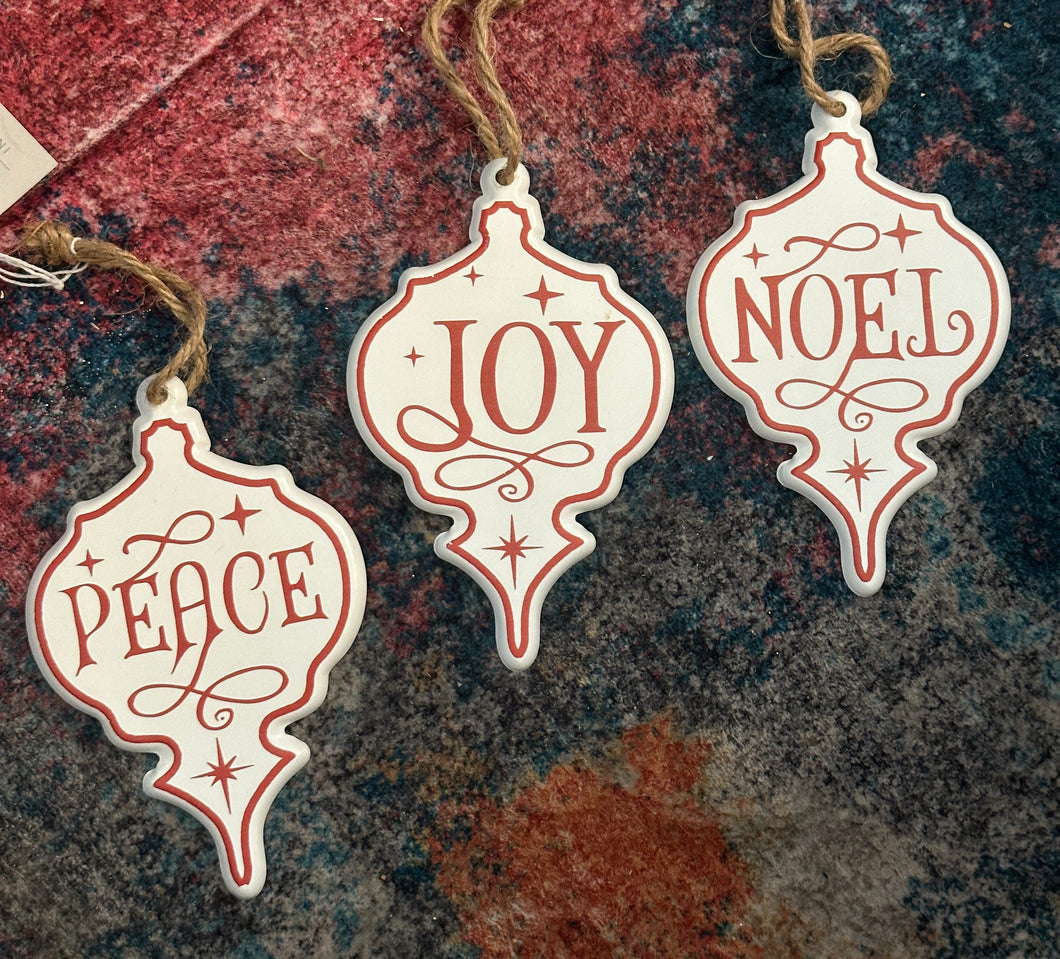 Holiday Flat Iron Ornament