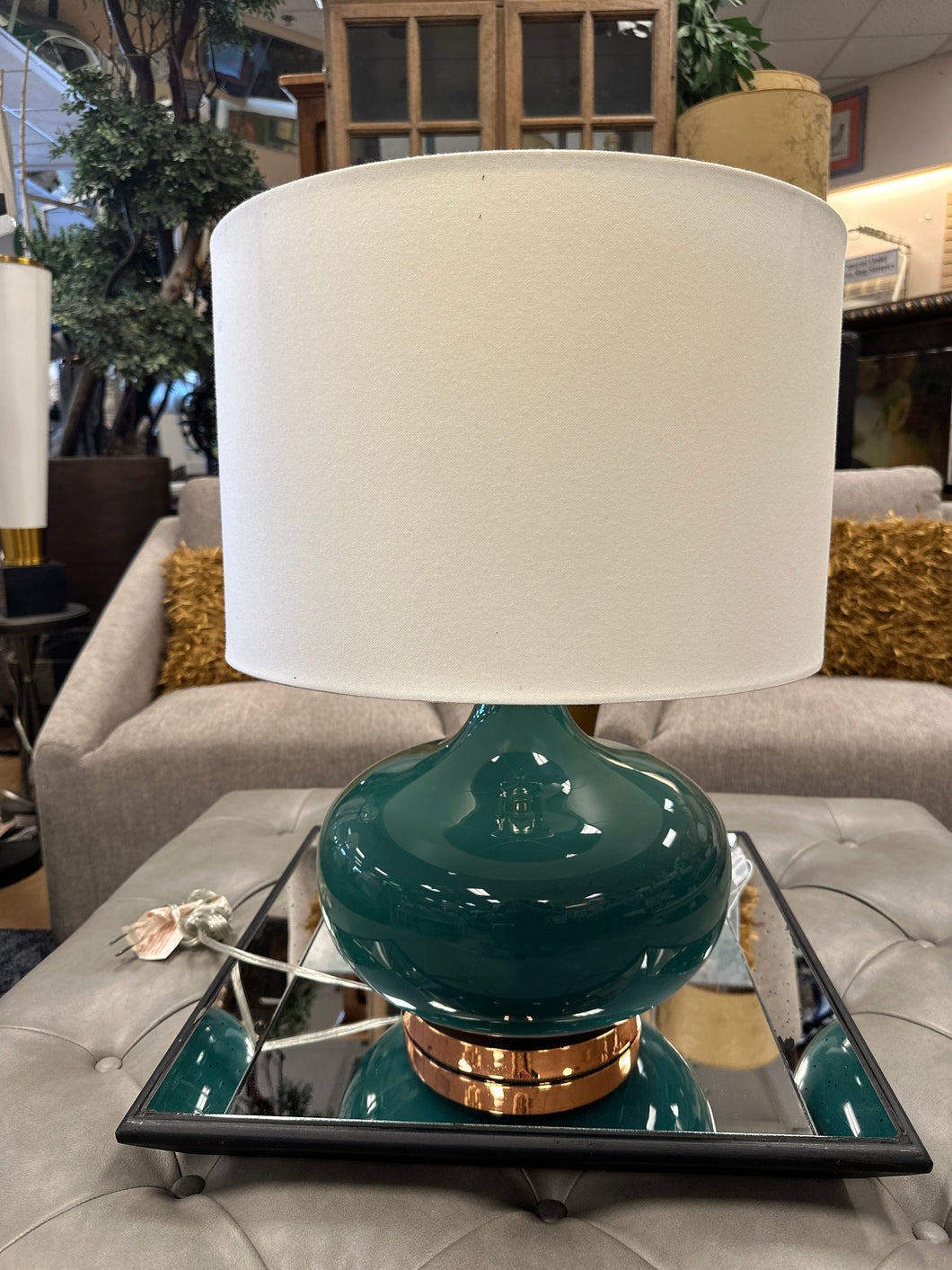 Teal Lamp