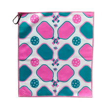 Load image into Gallery viewer, Pickleball Microfiber/Cotton Athletic Towel
