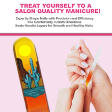 Load image into Gallery viewer, Desert Oasis Crystal Nail File
