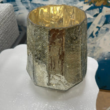 Load image into Gallery viewer, “Broken Glass” Gold Vase
