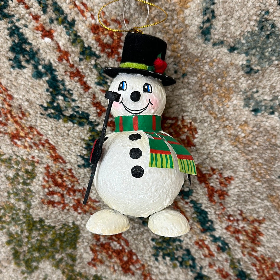 Happy Snowman Ornament