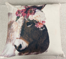 Load image into Gallery viewer, Donkey w/ Flowers Pillow Collection
