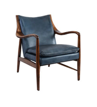 Load image into Gallery viewer, Kiannah Blue Club Chair
