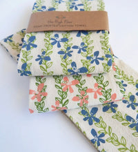 Load image into Gallery viewer, Hand Printed Vine Dish Towel Collection
