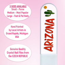 Load image into Gallery viewer, Arizona Cactus Crystal Nail File
