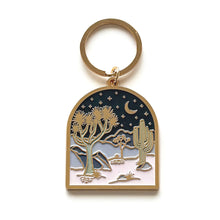 Load image into Gallery viewer, Cool Desert Arch Enamel Keychain

