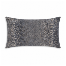 Load image into Gallery viewer, Abstract Charcoal Jacquard Pillow

