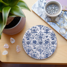 Load image into Gallery viewer, Mediterranean Lemon Coasters | Coastal Blue &amp; Yellow Accents Collection

