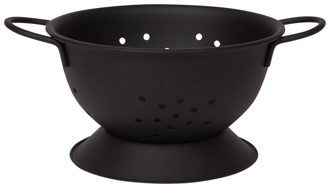 Matte Steel Black Colander