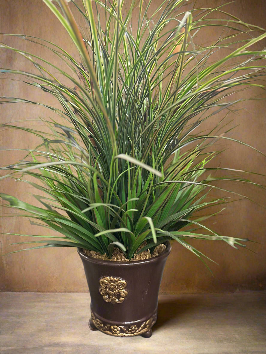 Tuscan Faux Plant W/ Accents