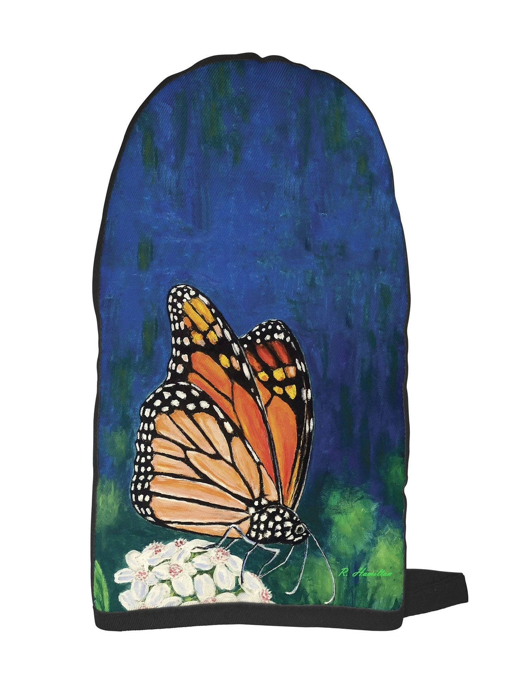 Monarch Butterfly & Flower Oven Mitt