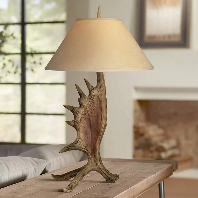 Northen Moose Antler Table Lamp