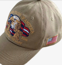 Load image into Gallery viewer, 250th Anniversary Baseball Cap Collection
