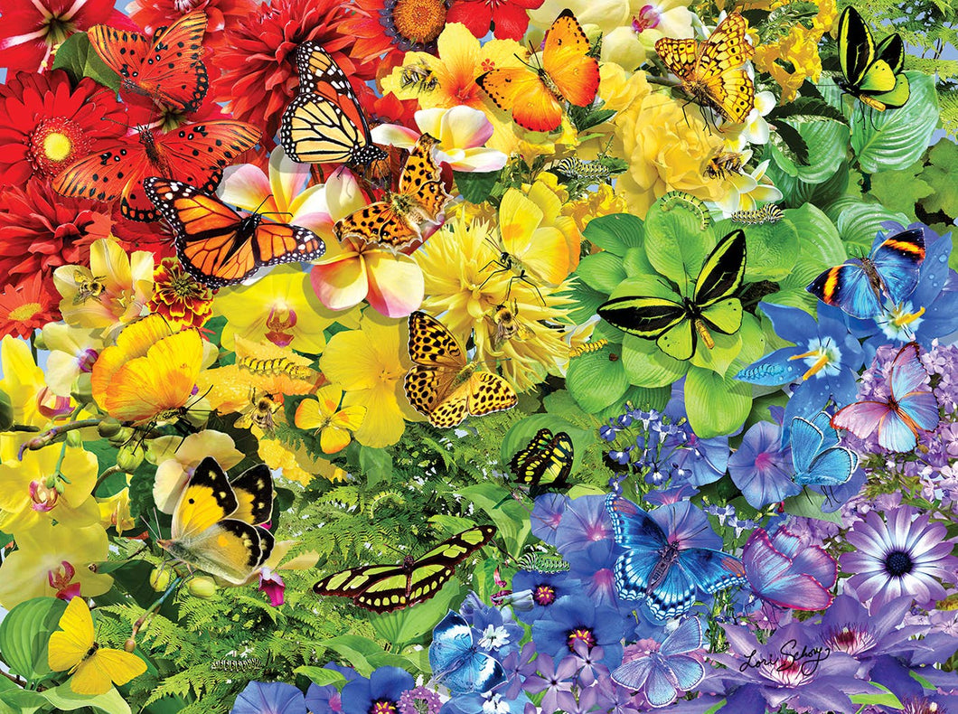 Rainbow Butterflies 1000 pc Puzzle