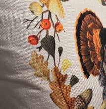Load image into Gallery viewer, Turkey/Wreath Pillow 20"

