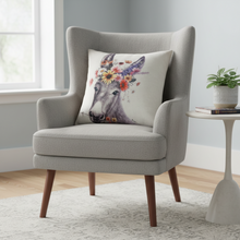 Load image into Gallery viewer, Donkey w/ Flowers Pillow Collection
