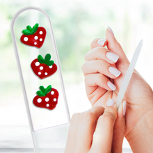 Load image into Gallery viewer, Strawberry Summer Crystal Nail File
