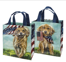 Load image into Gallery viewer, Dogs &amp; Flags Tote
