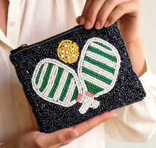 Load image into Gallery viewer, Pickleball Beaded Coin Purse
