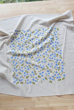 Load image into Gallery viewer, Hand Printed Blueberry Dish Towel
