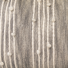 Load image into Gallery viewer, Black &amp; Ivory Lumbar Pillow
