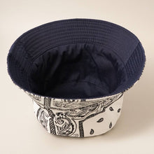 Load image into Gallery viewer, Paisley Pattern Reversible Safari Bucket Hat Collection
