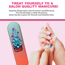 Load image into Gallery viewer, Succulent Crystal Nail File
