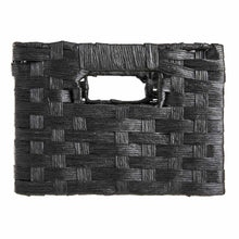 Load image into Gallery viewer, Black Paper Rope Baskets- S/2
