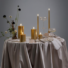 Load image into Gallery viewer, LED Gold Finish Candle Collection
