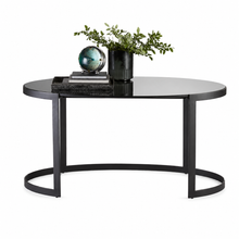 Load image into Gallery viewer, Graphite Steel &amp; Granite Writing Desk
