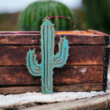 Load image into Gallery viewer, Saguaro Cactus Metal Recycled Ornament
