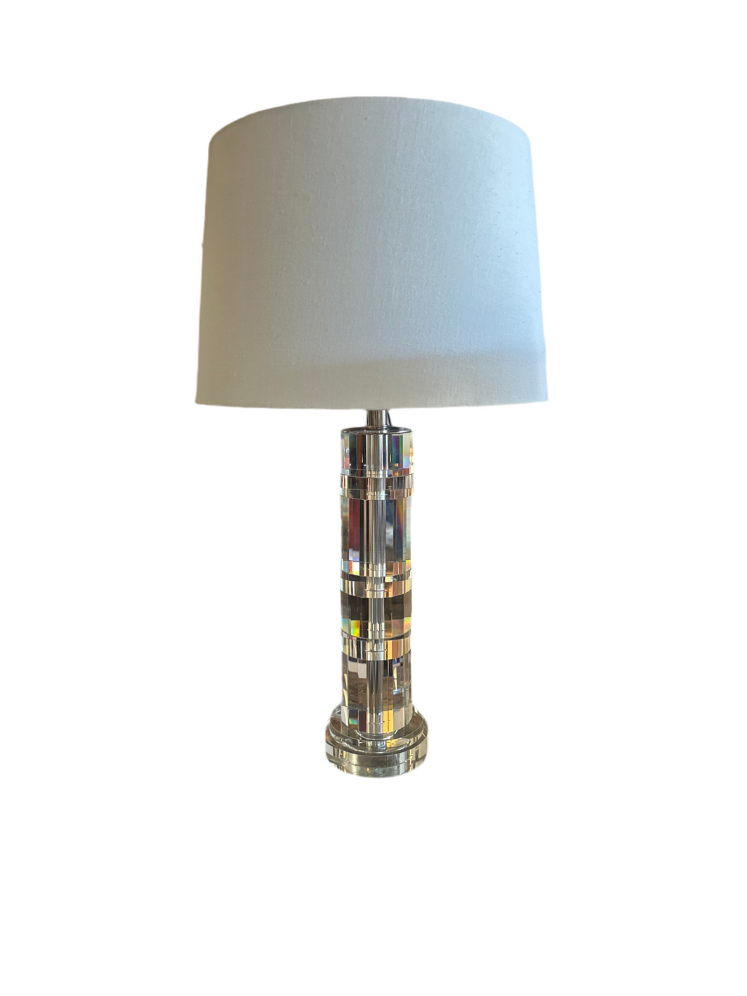 Crystal & Acrylic Table Lamp ￼