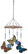 Load image into Gallery viewer, Metal Painted Butterfly Wind Chime
