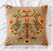 Load image into Gallery viewer, Custom Le Jardin Embroidered Pillow
