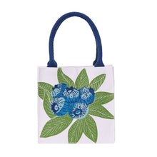 Load image into Gallery viewer, Blueberry Reusable Gift Bag Tote
