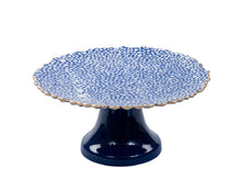 Load image into Gallery viewer, Blue Shagreen Cake Stand
