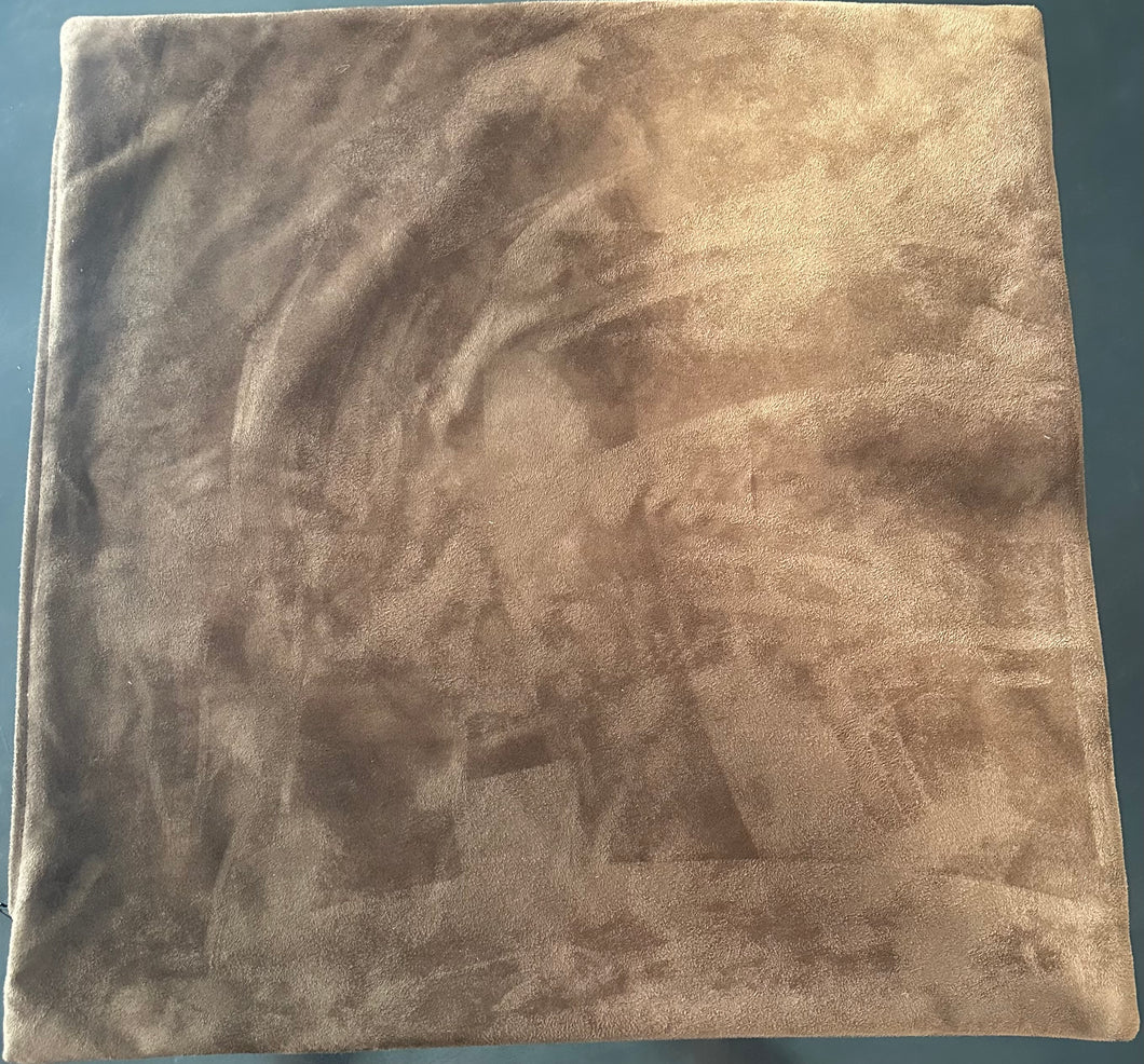 Brown Suede Sofa Pillow Sham