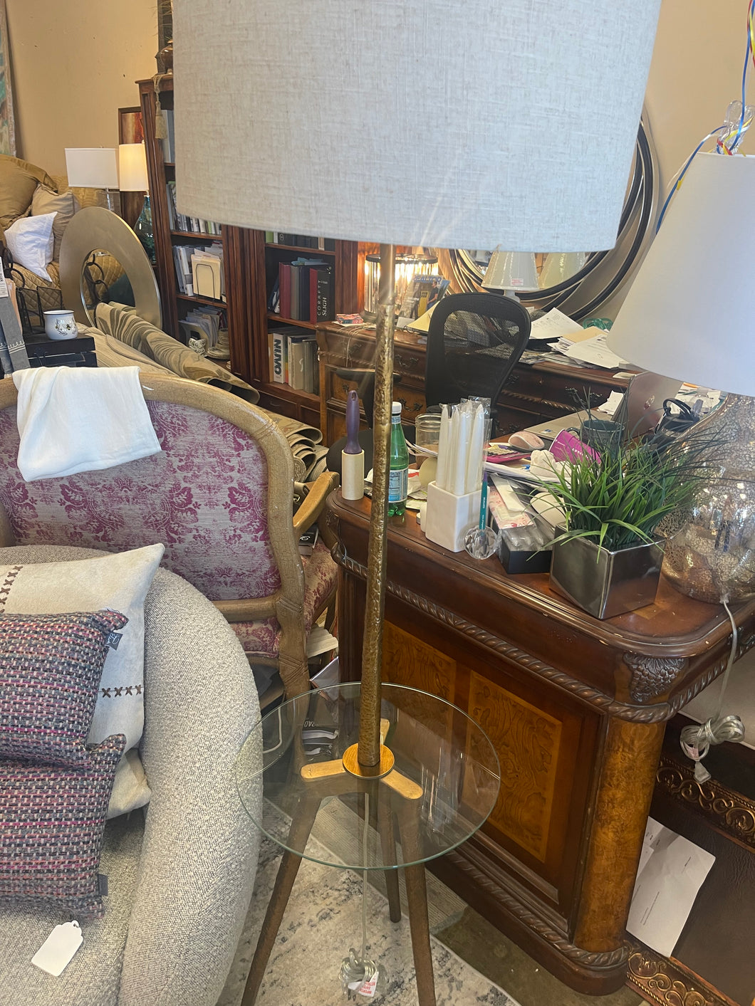 Black and Gold Floor Lamp