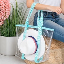 Load image into Gallery viewer, Hat Carrying Clear Tote Bag
