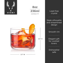 Load image into Gallery viewer, Lead-Free Crystal Negroni Glasses- S/4
