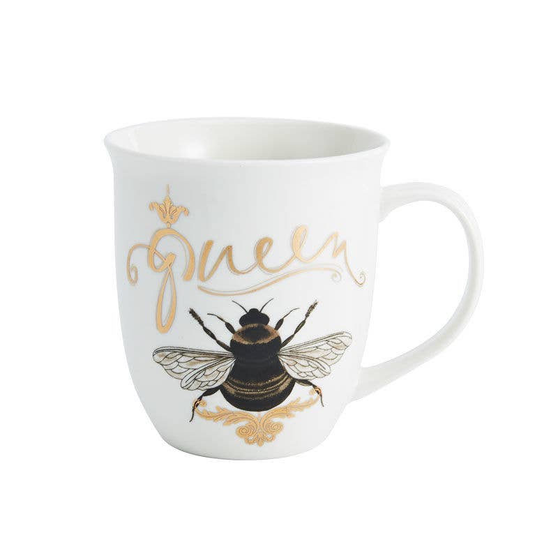 Gold Metallic Queen Bee Mug