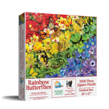 Load image into Gallery viewer, Rainbow Butterflies 1000 pc Puzzle
